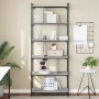 Sonoma gray engineered wood 6-shelf bookcase 76x32x192 cm by vidaXL, Bookcases and shelves - Ref: Foro24-833948, Price: 90,35...