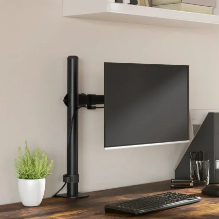 Monitor stand black steel VESA 75/100 mm by vidaXL, Monitor and TV stands - Ref: Foro24-358001, Price: 30,70 €, Discount: %