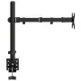 Monitor stand black steel VESA 75/100 mm by vidaXL, Monitor and TV stands - Ref: Foro24-358001, Price: 30,70 €, Discount: %