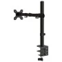 Monitor stand black steel VESA 75/100 mm by vidaXL, Monitor and TV stands - Ref: Foro24-358001, Price: 30,70 €, Discount: %
