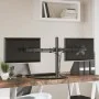 Dual monitor stand black steel VESA 75/100 mm by vidaXL, Monitor and TV stands - Ref: Foro24-358008, Price: 33,87 €, Discount: %