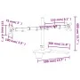 VESA 75/100 mm Doppel-Monitorständer aus schwarzem Stahl von vidaXL, Monitor- und TV-Ständer - Ref: Foro24-358008, Preis: 33,...