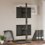 Black steel double monitor stand VESA 75/100 mm by vidaXL, Monitor and TV stands - Ref: Foro24-358007, Price: 43,68 €, Discou...
