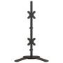 Black steel double monitor stand VESA 75/100 mm by vidaXL, Monitor and TV stands - Ref: Foro24-358007, Price: 43,68 €, Discou...