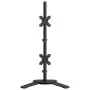Soporte para monitor doble acero negro VESA 75/100 mm de vidaXL, Soportes para monitores y televisor - Ref: Foro24-358007, Pr...