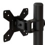 Black steel double monitor stand VESA 75/100 mm by vidaXL, Monitor and TV stands - Ref: Foro24-358007, Price: 43,68 €, Discou...