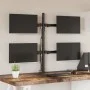 Black steel monitor stand VESA 75/100 mm by vidaXL, Monitor and TV stands - Ref: Foro24-358004, Price: 54,12 €, Discount: %