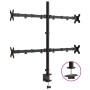Black steel monitor stand VESA 75/100 mm by vidaXL, Monitor and TV stands - Ref: Foro24-358004, Price: 51,46 €, Discount: %