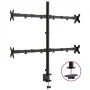 Soporte para monitor acero negro VESA 75/100 mm de vidaXL, Soportes para monitores y televisor - Ref: Foro24-358004, Precio: ...