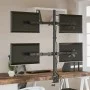 Black steel monitor stand VESA 75/100 mm by vidaXL, Monitor and TV stands - Ref: Foro24-358004, Price: 54,12 €, Discount: %
