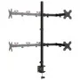 Black steel monitor stand VESA 75/100 mm by vidaXL, Monitor and TV stands - Ref: Foro24-358004, Price: 54,12 €, Discount: %
