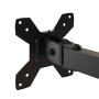 Black steel monitor stand VESA 75/100 mm by vidaXL, Monitor and TV stands - Ref: Foro24-358004, Price: 51,46 €, Discount: %