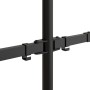 Black steel monitor stand VESA 75/100 mm by vidaXL, Monitor and TV stands - Ref: Foro24-358004, Price: 51,46 €, Discount: %