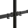Black steel monitor stand VESA 75/100 mm by vidaXL, Monitor and TV stands - Ref: Foro24-358004, Price: 54,12 €, Discount: %