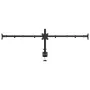 Soporte para monitor triple acero negro VESA 75/100 mm de vidaXL, Soportes para monitores y televisor - Ref: Foro24-358003, P...
