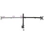 Soporte para monitor triple acero negro VESA 75/100 mm de vidaXL, Soportes para monitores y televisor - Ref: Foro24-358003, P...