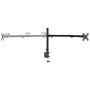 Soporte para monitor triple acero negro VESA 75/100 mm de vidaXL, Soportes para monitores y televisor - Ref: Foro24-358003, P...