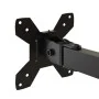 Soporte para monitor triple acero negro VESA 75/100 mm de vidaXL, Soportes para monitores y televisor - Ref: Foro24-358003, P...