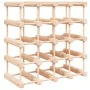 Wine rack for 20 bottles solid pine wood 46.5x23x46.5 cm by vidaXL, Wine racks - Ref: Foro24-353751, Price: 63,95 €, Discount: %