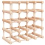 Weinregal für 20 Flaschen aus massivem Kiefernholz 46,5x23x46,5 cm von vidaXL, Weinregale - Ref: Foro24-353751, Preis: 66,13 ...