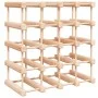 Wine rack for 20 bottles solid pine wood 46.5x23x46.5 cm by vidaXL, Wine racks - Ref: Foro24-353751, Price: 63,95 €, Discount: %
