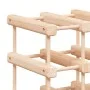 Wine rack for 20 bottles solid pine wood 46.5x23x46.5 cm by vidaXL, Wine racks - Ref: Foro24-353751, Price: 63,95 €, Discount: %