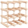 Weinregal für 12 Flaschen aus massivem Kiefernholz 36x23x36 cm von vidaXL, Weinregale - Ref: Foro24-353750, Preis: 41,35 €, R...