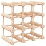Weinregal für 12 Flaschen aus massivem Kiefernholz 36x23x36 cm von vidaXL, Weinregale - Ref: Foro24-353750, Preis: 39,93 €, R...