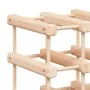 Wine rack for 12 bottles solid pine wood 36x23x36 cm by vidaXL, Wine racks - Ref: Foro24-353750, Price: 39,99 €, Discount: %