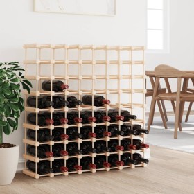 Weinregal für 72 Flaschen aus massivem Kiefernholz 90,5x23x90,5 cm von vidaXL, Weinregale - Ref: Foro24-353753, Preis: 119,06...