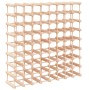 Wine rack for 72 bottles solid pine wood 90.5x23x90.5 cm by vidaXL, Wine racks - Ref: Foro24-353753, Price: 119,06 €, Discoun...