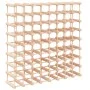 Wine rack for 72 bottles solid pine wood 90.5x23x90.5 cm by vidaXL, Wine racks - Ref: Foro24-353753, Price: 116,34 €, Discoun...