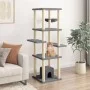 Katzenkratzbaum mit dunkelgrauen Sisalstämmen, 154 cm von vidaXL, Katzenmöbel - Ref: Foro24-172057, Preis: 91,39 €, Rabatt: %