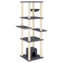 Katzenkratzbaum mit dunkelgrauen Sisalstämmen, 154 cm von vidaXL, Katzenmöbel - Ref: Foro24-172057, Preis: 93,00 €, Rabatt: %