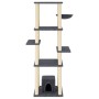 Katzenkratzbaum mit dunkelgrauen Sisalstämmen, 154 cm von vidaXL, Katzenmöbel - Ref: Foro24-172057, Preis: 93,00 €, Rabatt: %