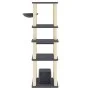 Cat scratching post with dark gray sisal posts 154 cm by vidaXL, Cat furniture - Ref: Foro24-172057, Price: 91,39 €, Discount: %