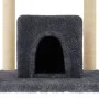 Cat scratching post with dark gray sisal posts 154 cm by vidaXL, Cat furniture - Ref: Foro24-172057, Price: 91,39 €, Discount: %