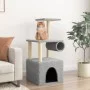 Katzenkratzbaum mit hellgrauen Sisalpfosten 109,5 cm von vidaXL, Katzenmöbel - Ref: Foro24-172059, Preis: 32,63 €, Rabatt: %