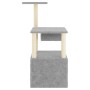 Katzenkratzbaum mit hellgrauen Sisalpfosten 109,5 cm von vidaXL, Katzenmöbel - Ref: Foro24-172059, Preis: 32,63 €, Rabatt: %