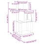 Katzenkratzbaum mit dunkelgrauen Sisalstämmen, 97 cm von vidaXL, Katzenmöbel - Ref: Foro24-172066, Preis: 45,88 €, Rabatt: %