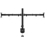 Black steel double monitor stand VESA 75/100 mm by vidaXL, Monitor and TV stands - Ref: Foro24-358002, Price: 34,96 €, Discou...