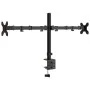 Black steel double monitor stand VESA 75/100 mm by vidaXL, Monitor and TV stands - Ref: Foro24-358002, Price: 36,36 €, Discou...