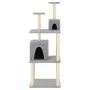 Cat scratching post with light gray sisal posts 167 cm by vidaXL, Cat furniture - Ref: Foro24-172068, Price: 61,41 €, Discoun...