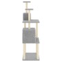 Cat scratching post with light gray sisal posts 167 cm by vidaXL, Cat furniture - Ref: Foro24-172068, Price: 54,34 €, Discoun...