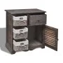 Wardrobe with 3 woven baskets on the left brown wood by vidaXL, Lockers and storage cabinets - Ref: Foro24-240795, Price: 168...