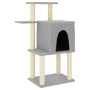 Katzenkratzbaum mit hellgrauen Sisalpfosten 97 cm von vidaXL, Katzenmöbel - Ref: Foro24-172065, Preis: 37,34 €, Rabatt: %