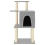 Cat scratcher with light gray sisal posts 97 cm by vidaXL, Cat furniture - Ref: Foro24-172065, Price: 34,32 €, Discount: %