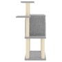 Katzenkratzbaum mit hellgrauen Sisalpfosten 97 cm von vidaXL, Katzenmöbel - Ref: Foro24-172065, Preis: 37,34 €, Rabatt: %