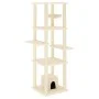 Cat scratching post with cream sisal posts 154 cm by vidaXL, Cat furniture - Ref: Foro24-172055, Price: 90,94 €, Discount: %