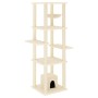 Katzenkratzbaum mit cremefarbenen Sisalstämmen, 154 cm von vidaXL, Katzenmöbel - Ref: Foro24-172055, Preis: 92,41 €, Rabatt: %